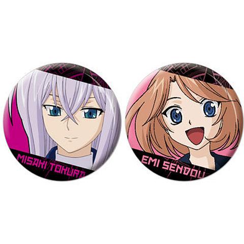 Cardfight!! Vanguard - Misaki & Emi Badge Set