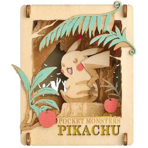 Pokemon - 'Paper Theater' Wooden Pikachu