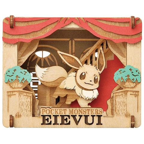 Pokemon - 'Paper Theater' Wooden Eevee