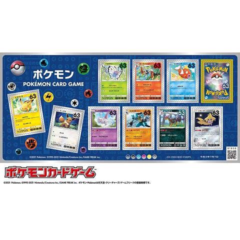 Pokemon - 63 Yen Postage Stamp Sheet (Sticker Type)
