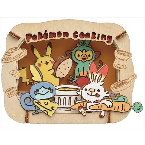 Pokemon - Paper Theater PT-W18 Pokemon Cooking (Wood Style)
