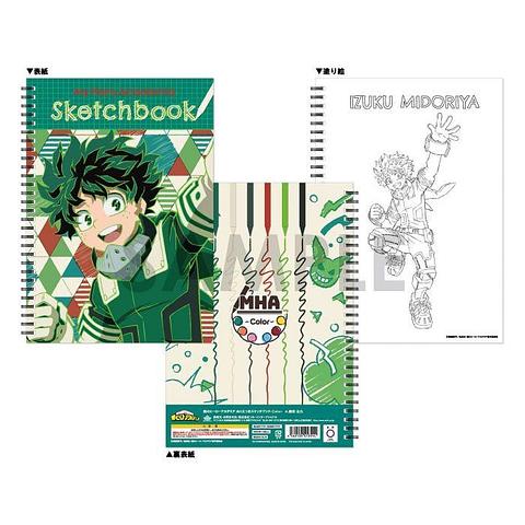 My Hero Academia - Colouring Sketchbook Colour A Izuku Midoriya