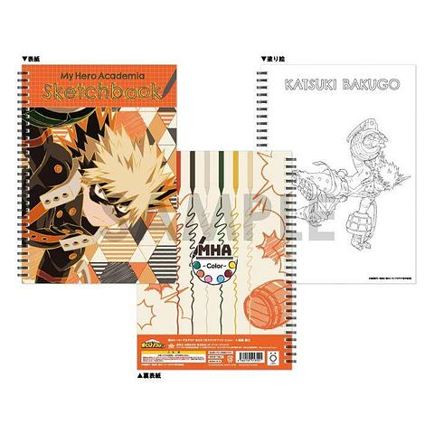My Hero Academia - Colouring Sketchbook Colour B Katsuki Bakugo