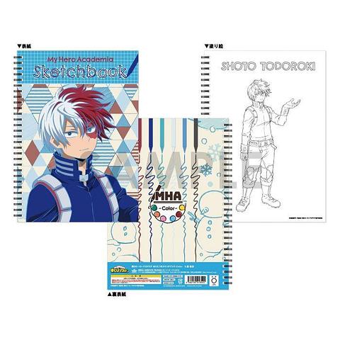 My Hero Academia - Colouring Sketchbook Colour D Shoto Todoroki
