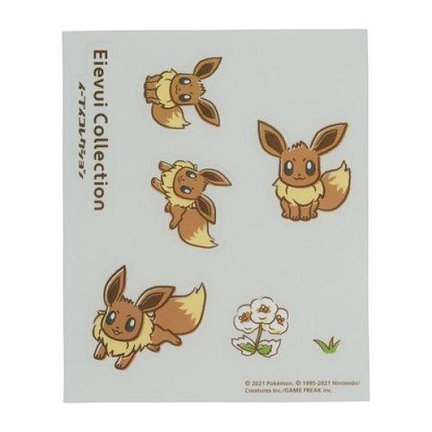 Pokemon Center - Eievui Collection PET Sticker Sheet Eevee
