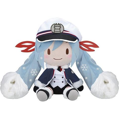 Vocaloid - Hatsune Miku: Snow Miku Dodeka Jumbo Fluffy Plush Toy