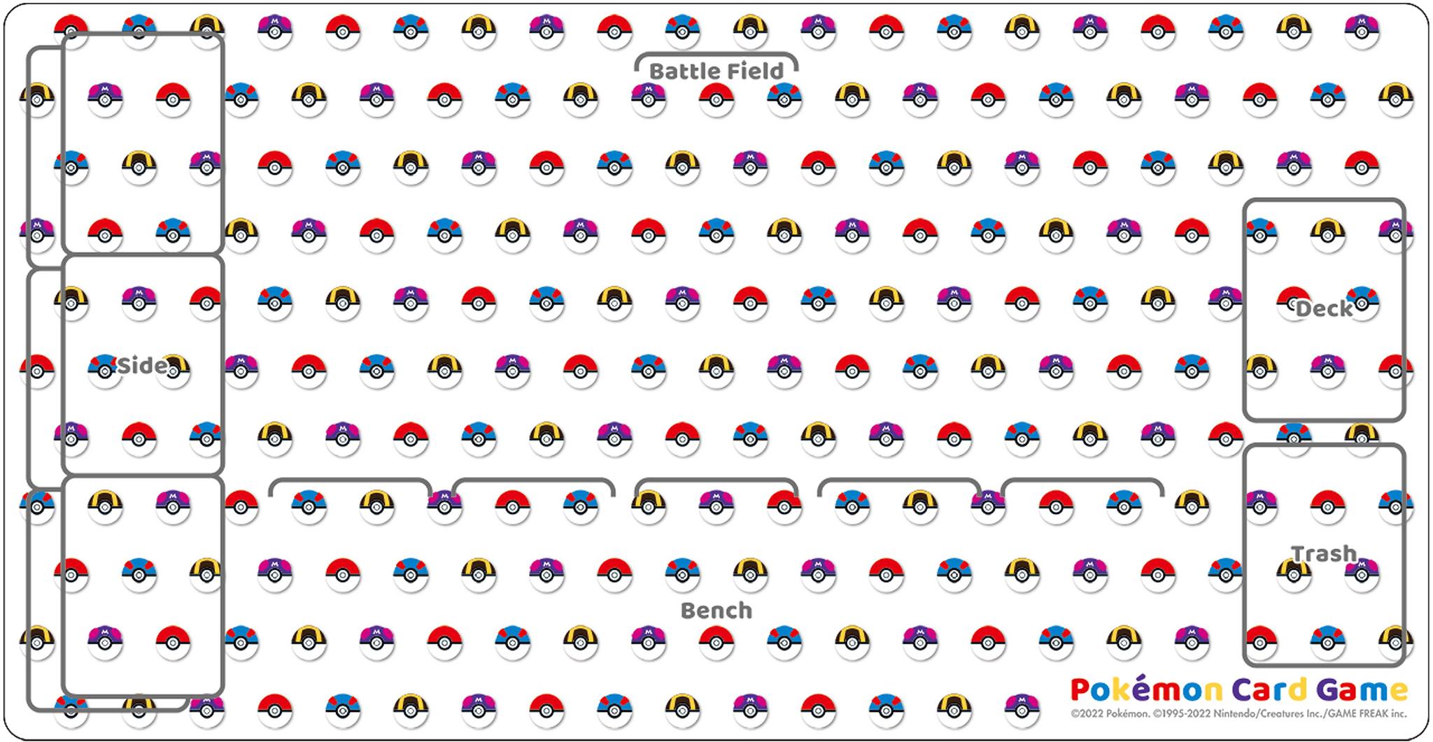 Pokemon - Pokemon TCG Rubber Playmat Monster Ball Design