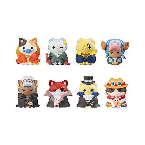 One Piece - MEGA CAT PROJECT One Piece Nyan Piece Nyan! I Will Become the Pirate King Nyan!: 1Box (8pcs) (Reissue)