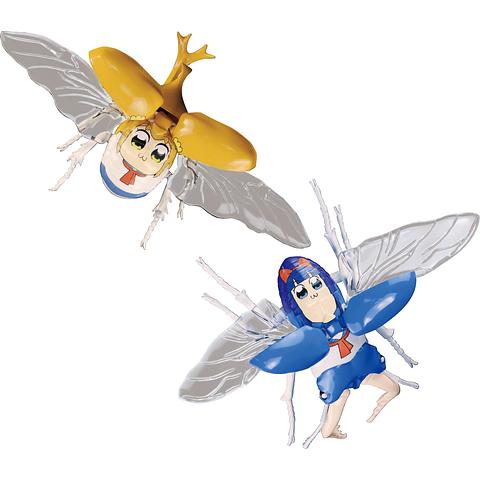 Pop Team Epic - Beetle Popuko & Stag Beetle Pipimi Version