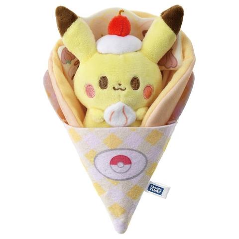 Pokemon - Poke Peace Kurukuru Crepe Plush Pikachu